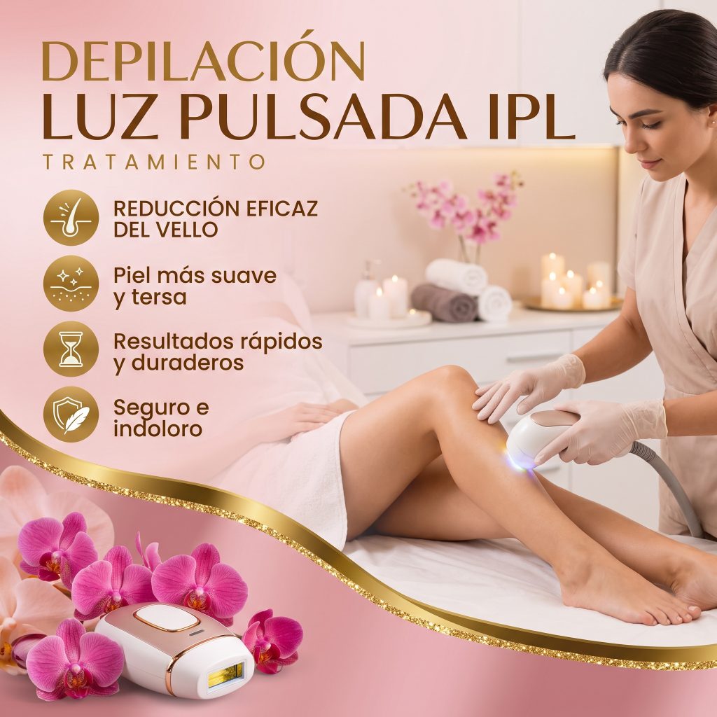 Depilación luz pulsada IPL