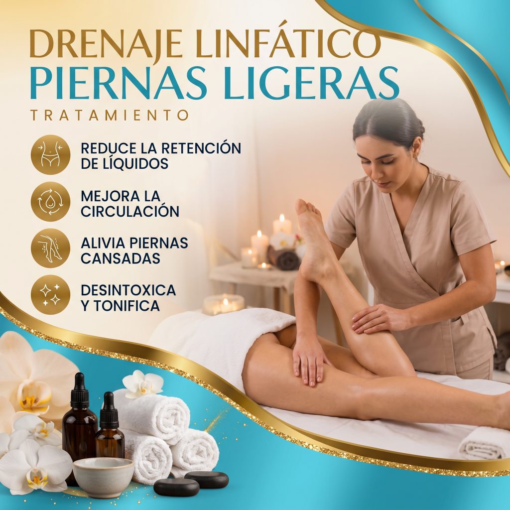 Drenaje linfático (Circulación piernas)